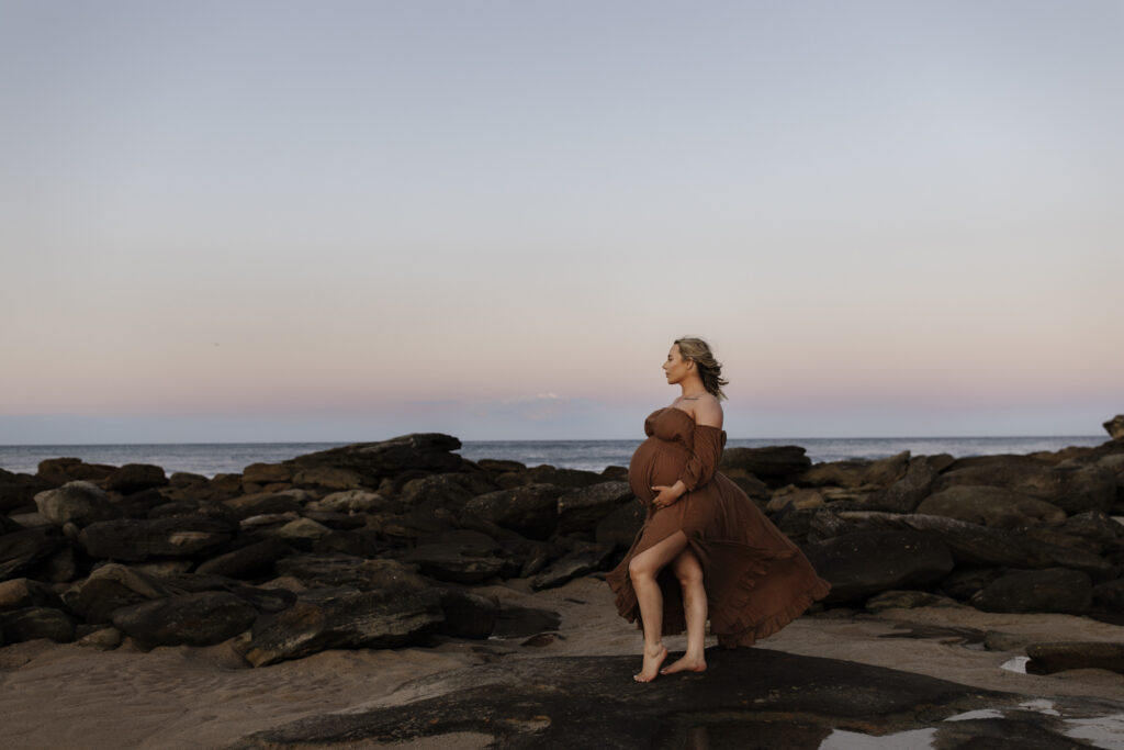 Beach Maternity Photoshoot 