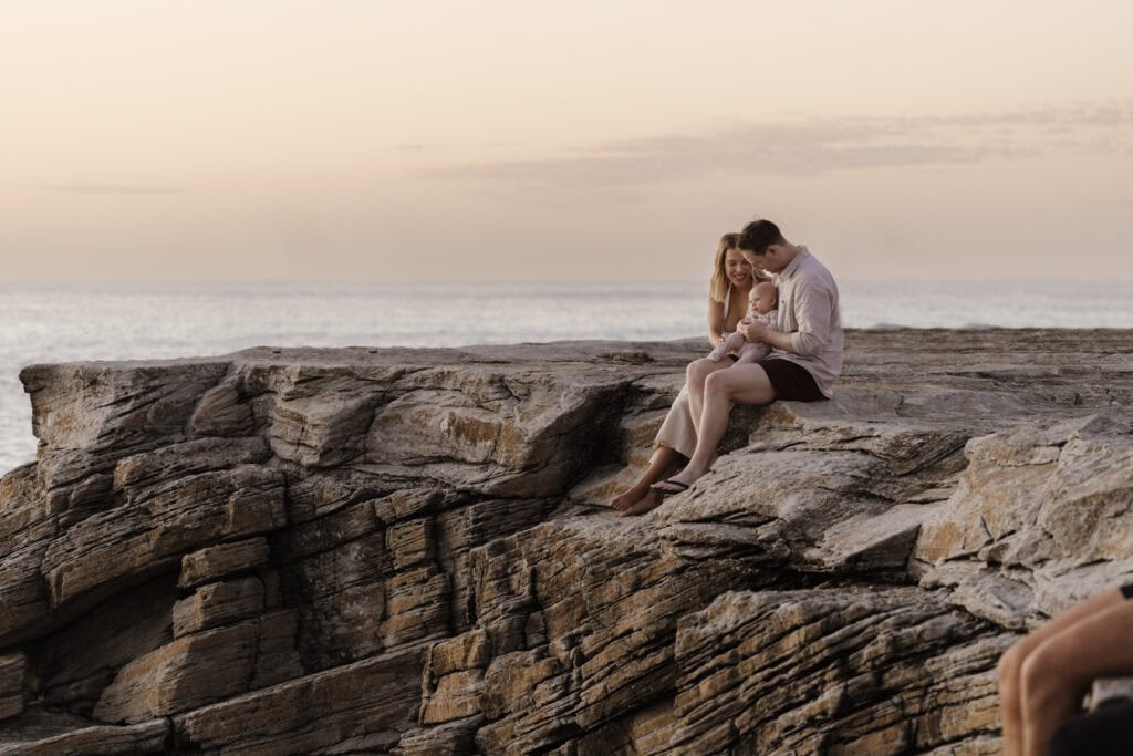 family photos captured at sunrise